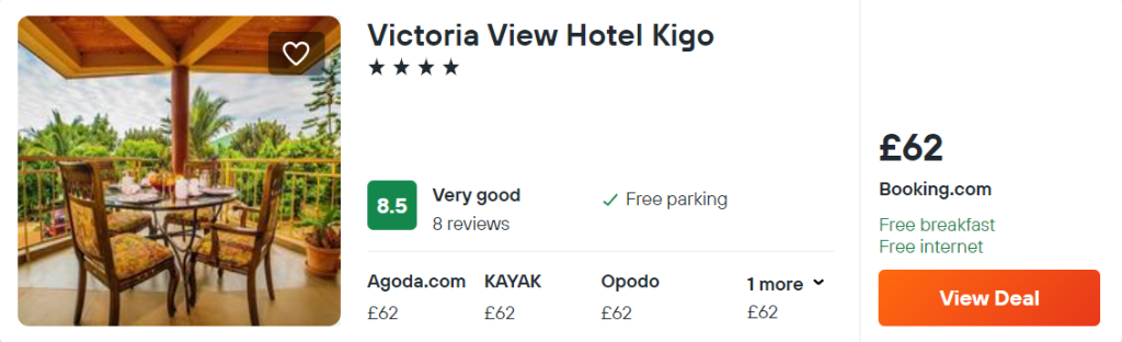 Victoria View Hotel Kigo