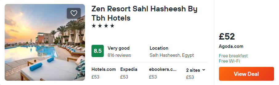 Zen Resort Sahl Hasheesh By Tbh Hotels