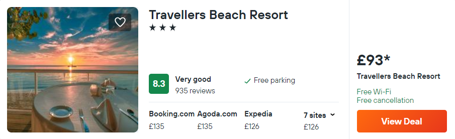 Travellers Beach Resort