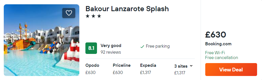 Bakour Lanzarote Splash