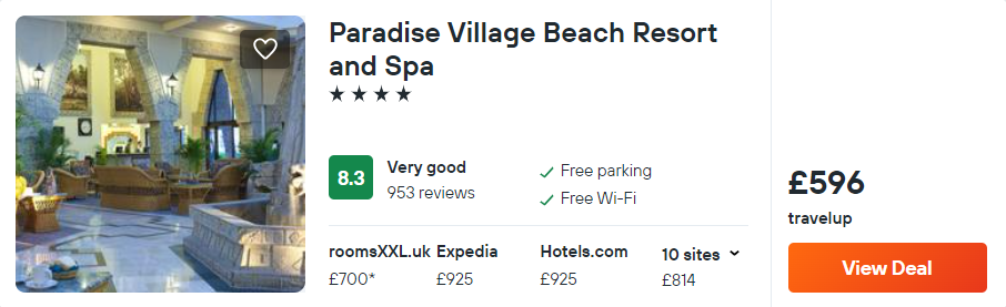Paradise Village Beach Resort and Spa