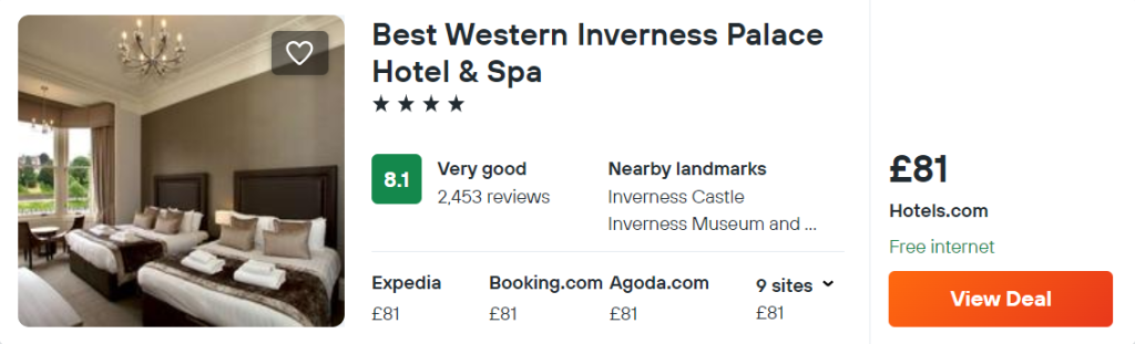 Best Western Inverness Palace Hotel & Spa