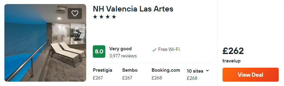 NH Valencia Las Artes