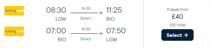 cheap flights to Spain