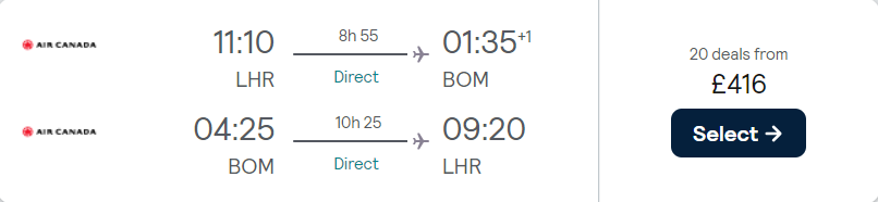 cheap flights to India