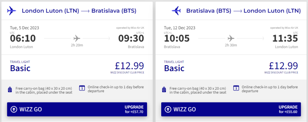 cheap flights to Slovakia