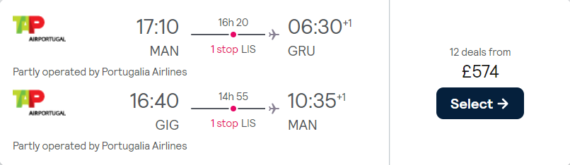 cheap flights to Brazil