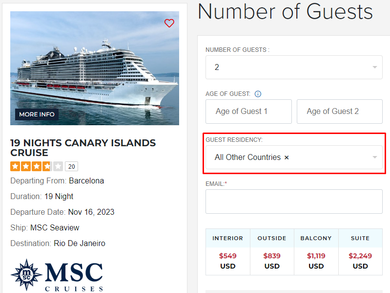 cheap cruise
