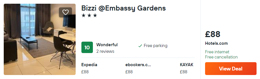 Bizzi @Embassy Gardens
