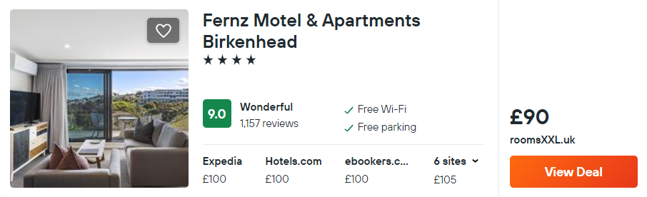 Fernz Motel & Apartments Birkenhead
