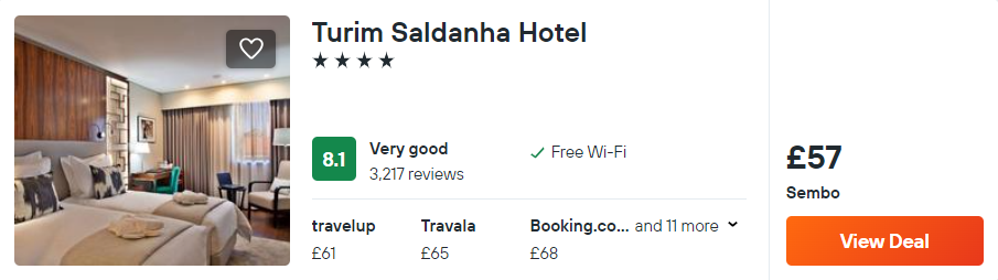 Turim Saldanha Hotel