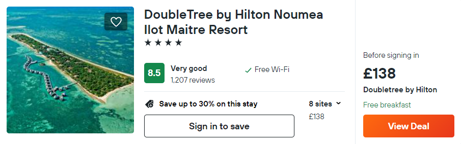 DoubleTree by Hilton Noumea Ilot Maitre Resort