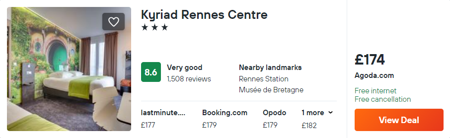 Kyriad Rennes Centre