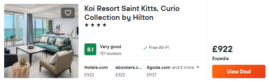 Koi Resort Saint Kitts, Curio Collection by Hilton