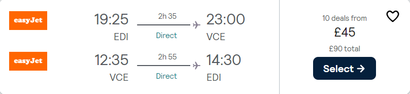 cheap flights to Italy