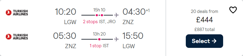 cheap flights to Tanzania