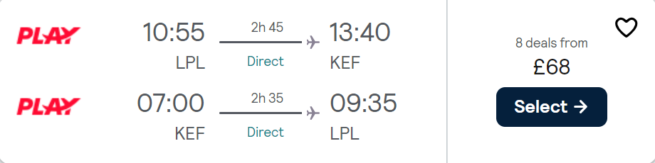 cheap flights to Iceland