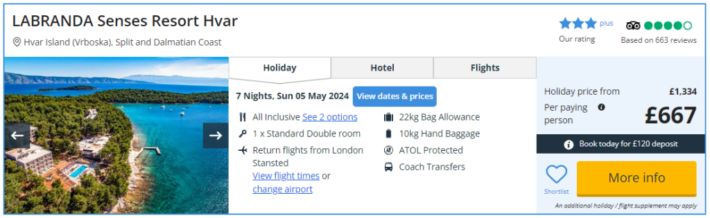 holidays in Croatia