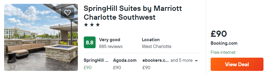 SpringHill Suites by Marriott Charlotte Southwest
