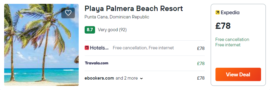 Playa Palmera Beach Resort
