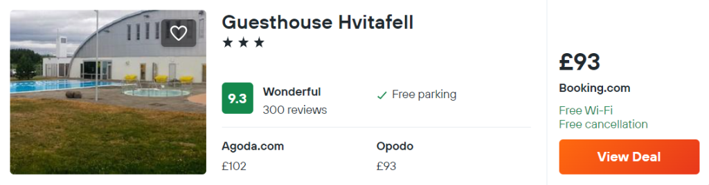 Guesthouse Hvitafell