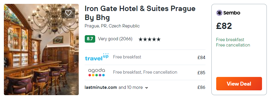 Iron Gate Hotel & Suites Prague By Bhg