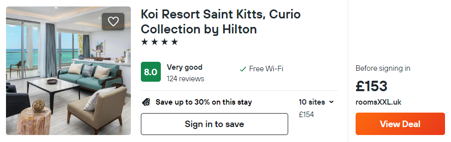 Koi Resort Saint Kitts, Curio Collection by Hilton