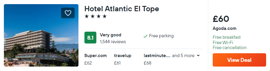 Hotel Atlantic El Tope