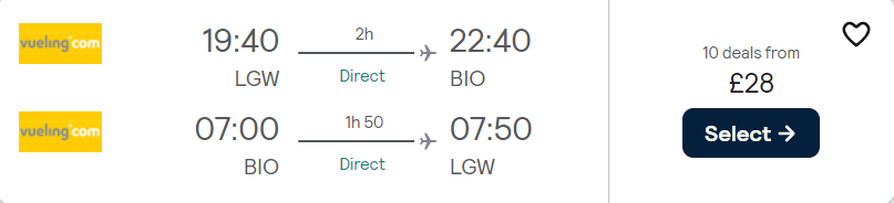 cheap flights to Spain