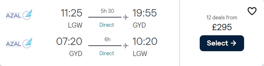 cheap flights to Azerbaijan