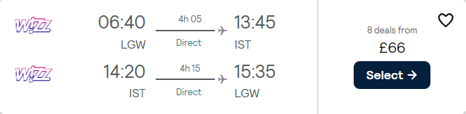 cheap flights to Turkey