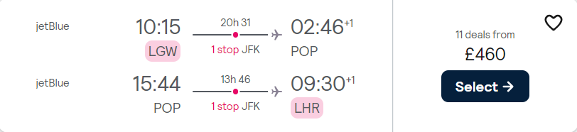 cheap flights to Dominican