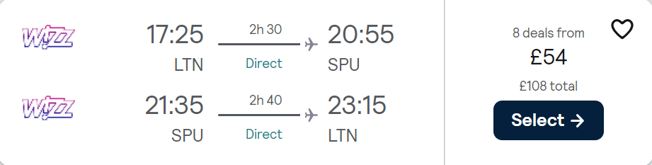 cheap flights to Croatia