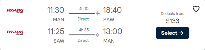 cheap flights to Turkey