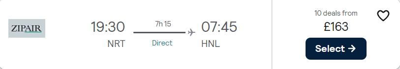 cheap flights to RTW