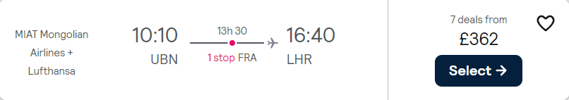 cheap flights to UK