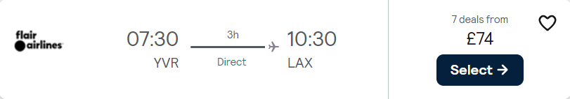 cheap flights to US