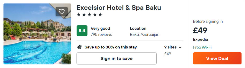 Excelsior Hotel & Spa Baku