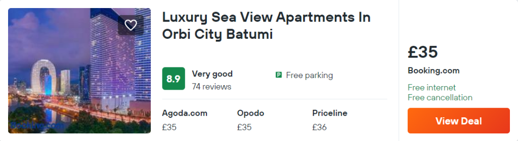 Luxury Sea View Apartments In Orbi City Batumi