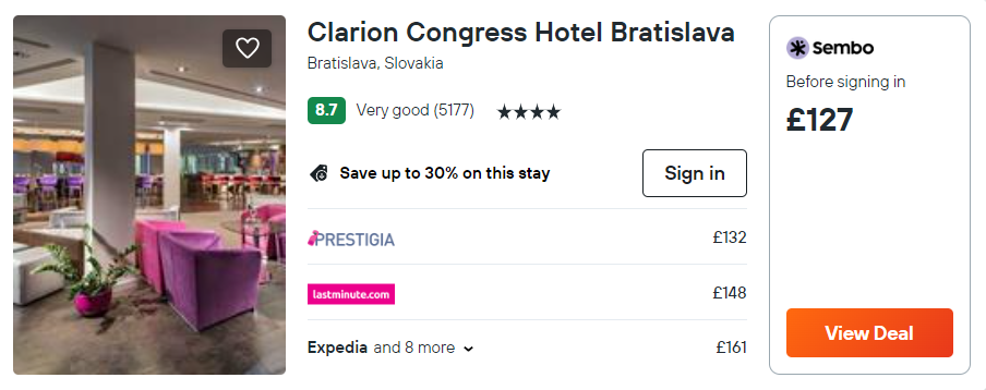 Clarion Congress Hotel Bratislava