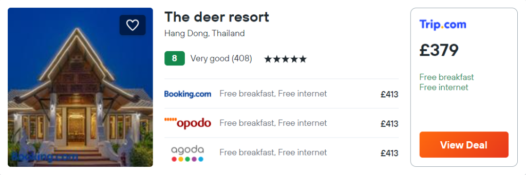 The deer resort