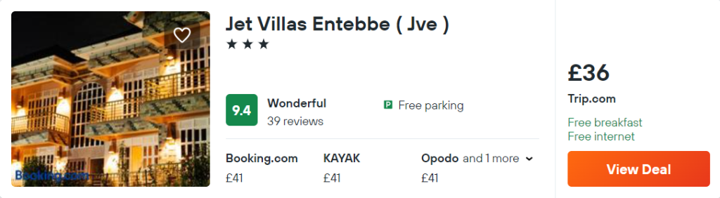 Jet Villas Entebbe ( Jve )