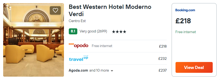 Best Western Hotel Moderno Verdi