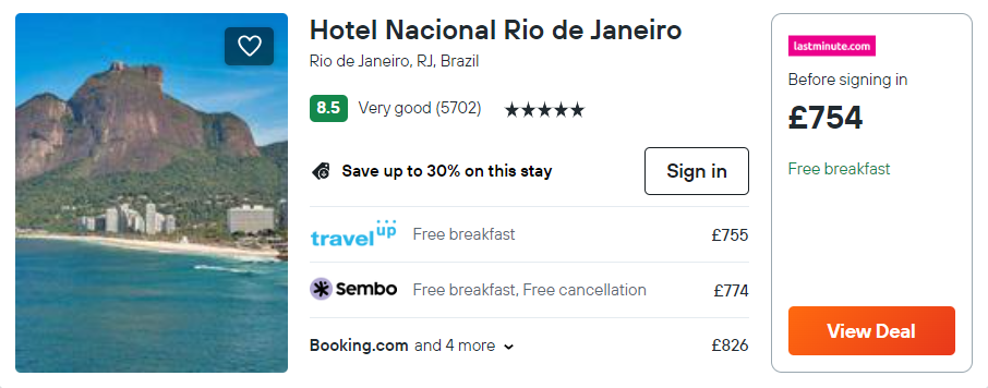 Hotel Nacional Rio de Janeiro