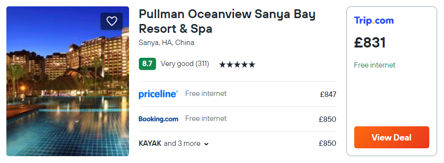 Pullman Oceanview Sanya Bay Resort & Spa