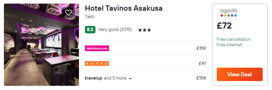 Hotel Tavinos Asakusa