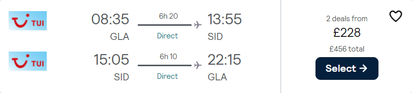 cheap flights to Cape Verde