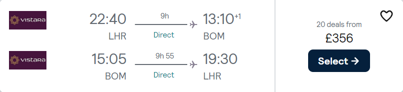 cheap flights to India