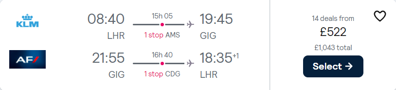cheap flights to Brazil