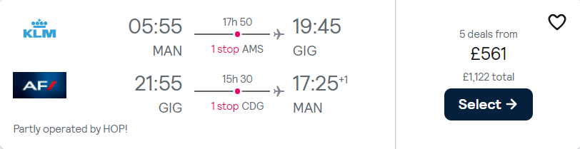 cheap flights to Brazil